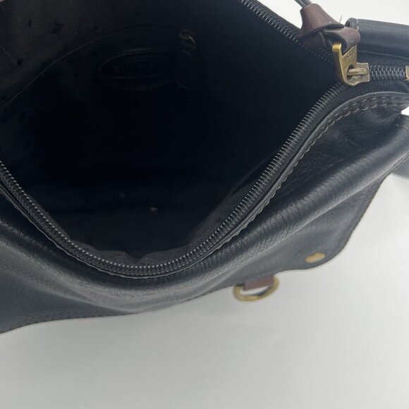 Fossil Black Leather Crossbody Bag With Adjustable Strap - Picture 5 of 5